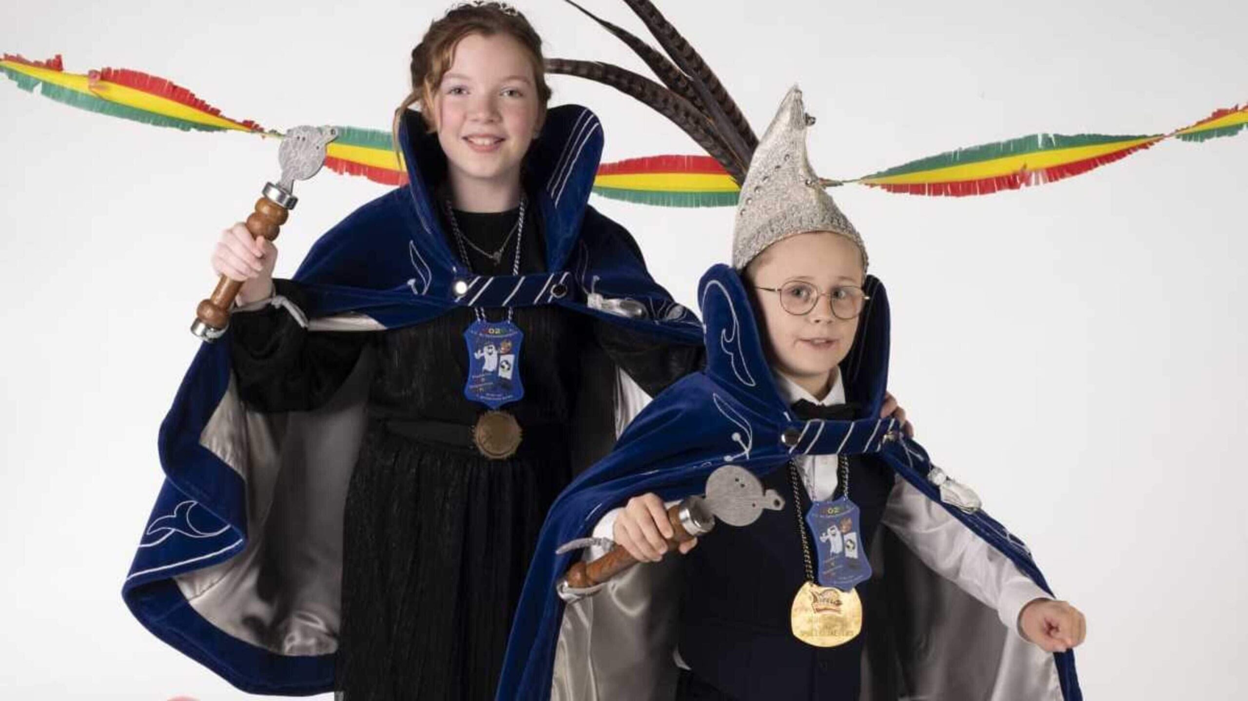 Sportieve creatievelingen Dex (9) en Sanne (11) regeren over de jeugd van de Spoeëkejaegers in Swartbroek